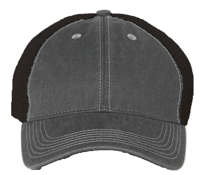 Grey / Black / Flat Embroidery