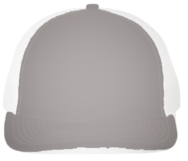 Grey / White / Flat Embroidery