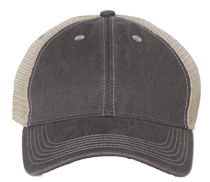Grey / White / Flat Embroidery