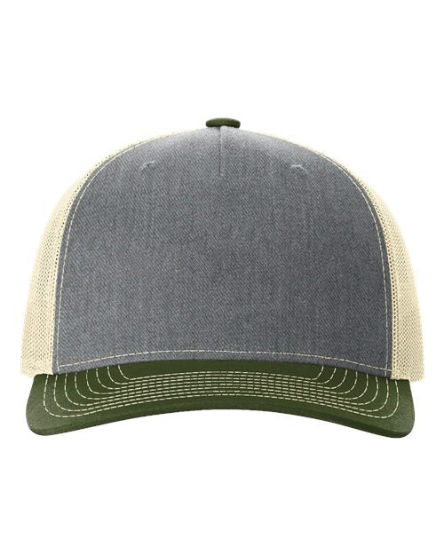 Heather Grey/Birch / Flat Embroidery