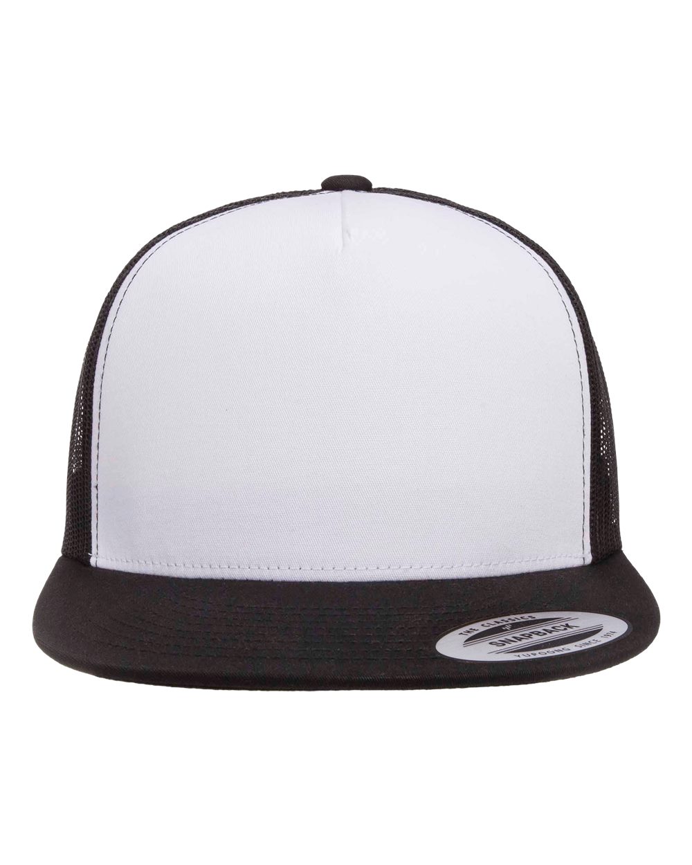 Black/ White/ Black / Flat Embroidery