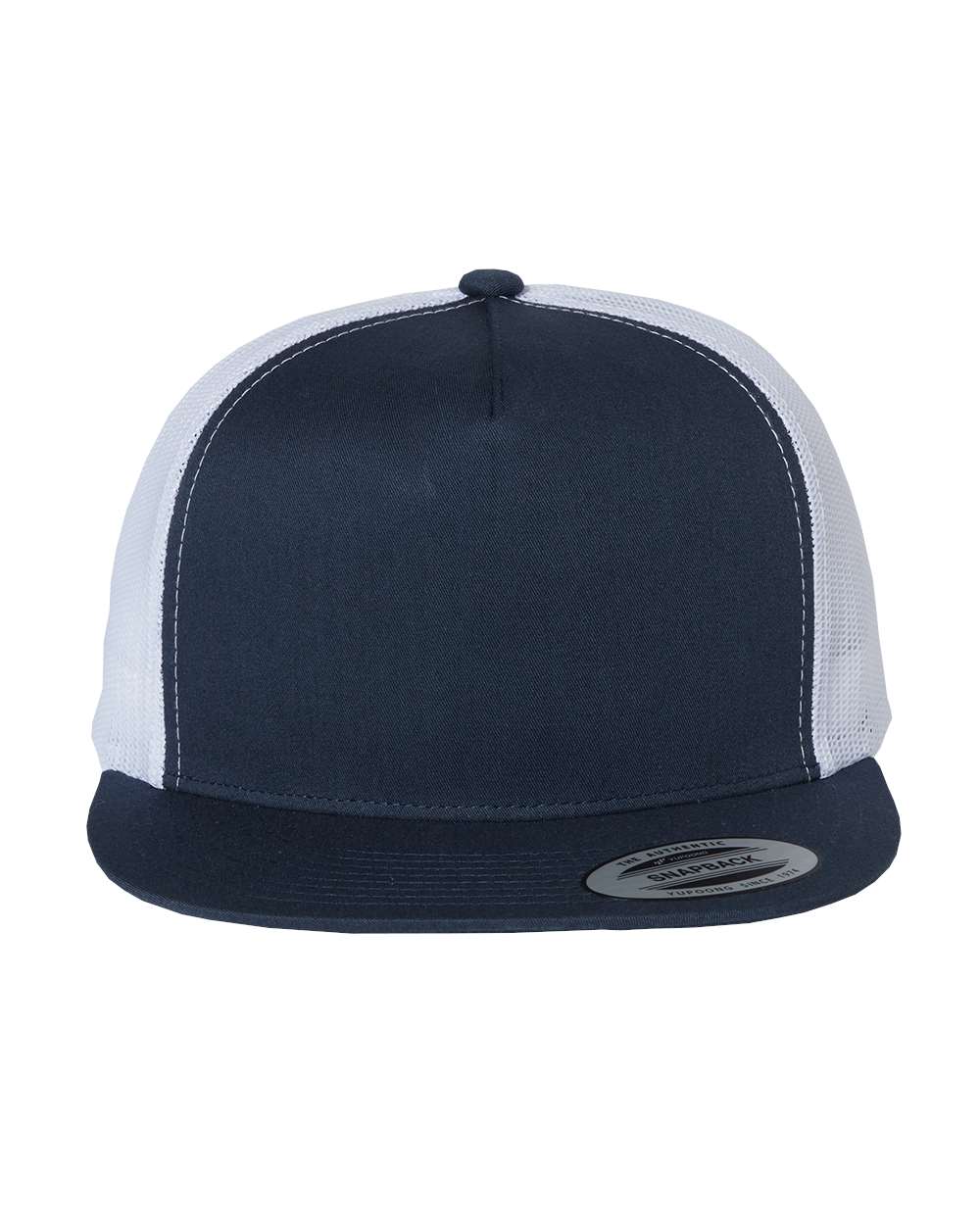 Navy/White / Flat Embroidery