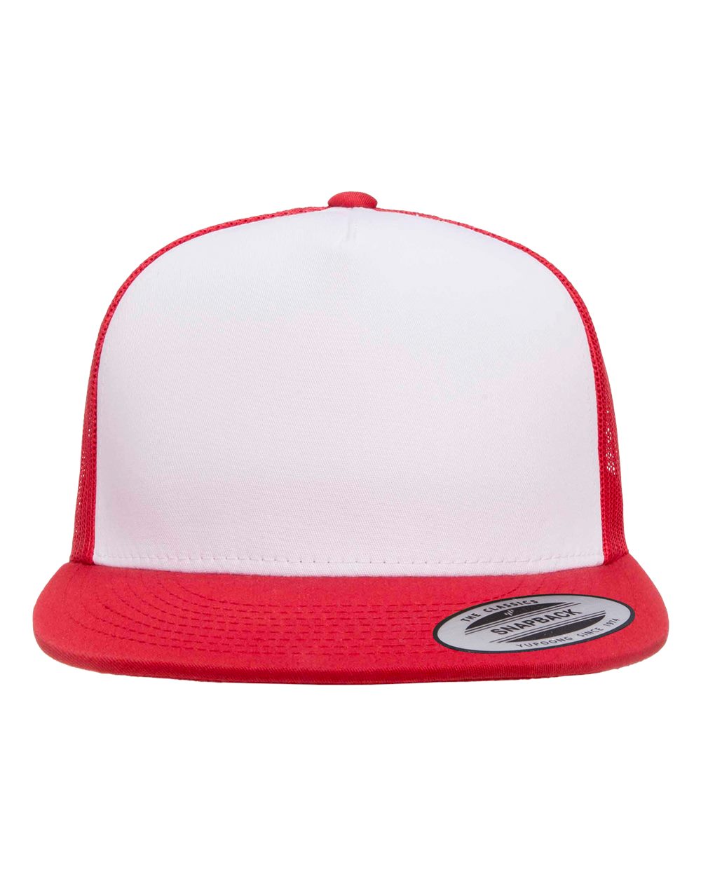 Red/White / Flat Embroidery