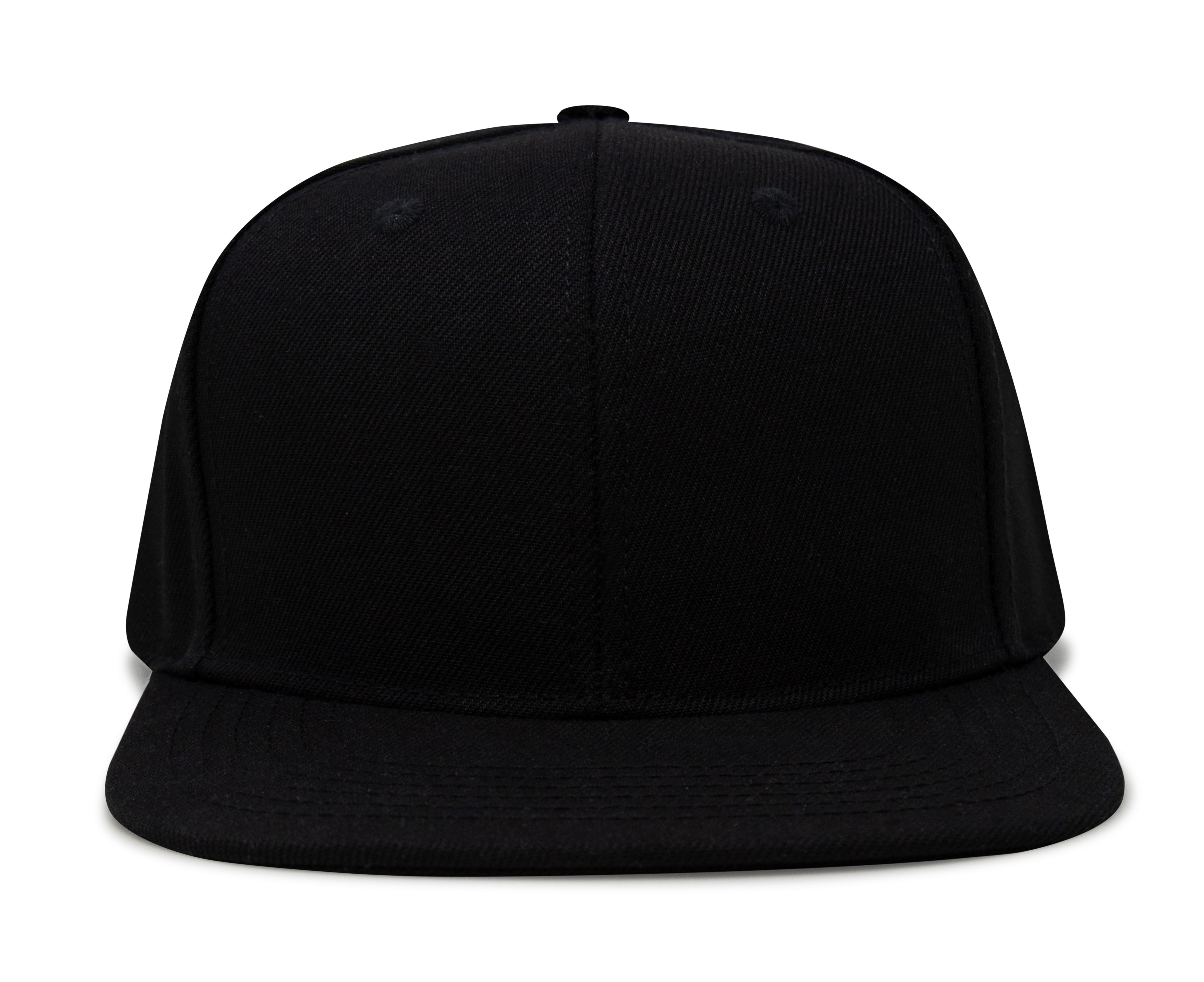 Black Flatbill / Flat Embroidery