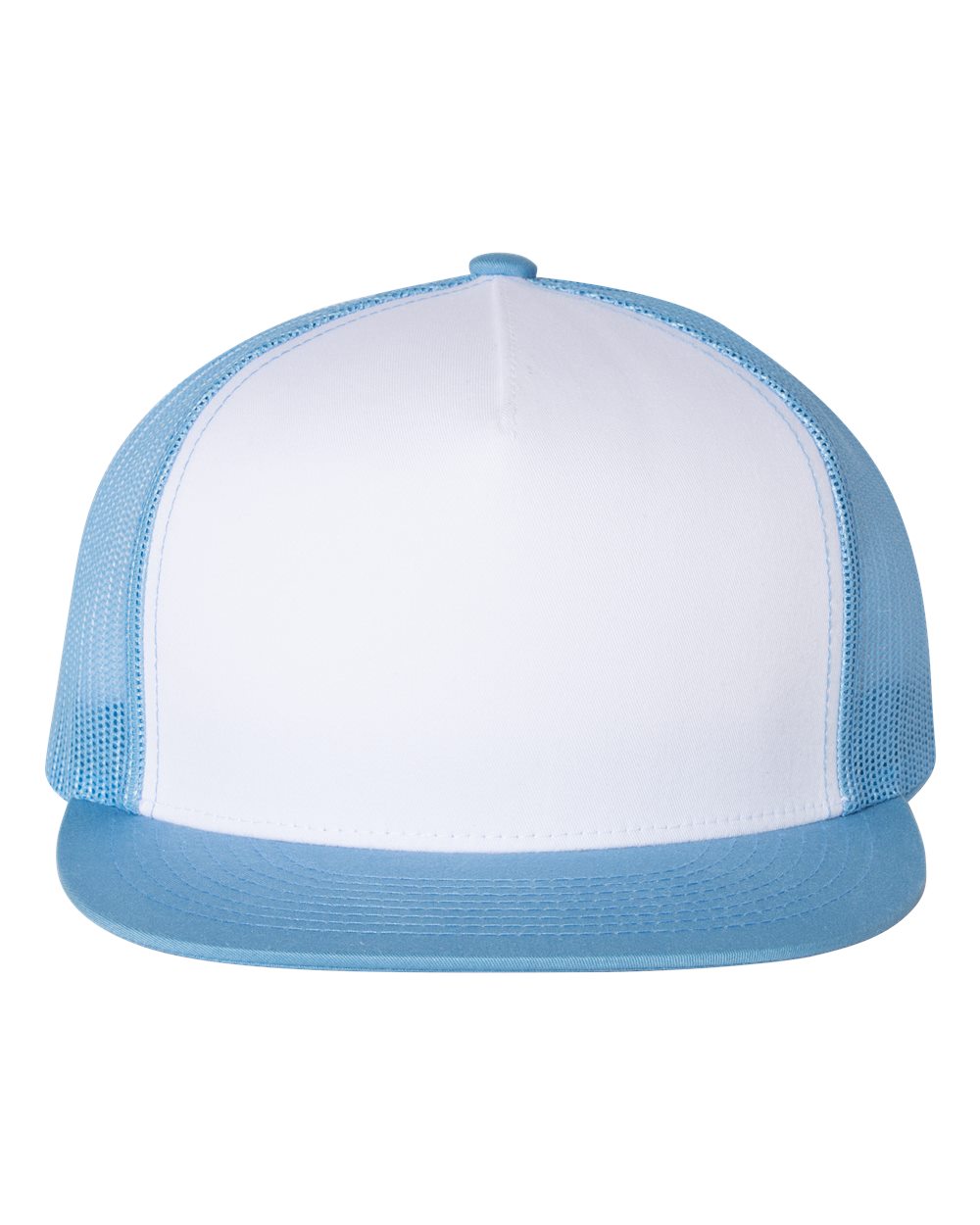 Blue Carolina/White / Flat Embroidery