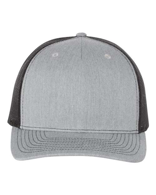 Heather Grey/Black / Flat Embroidery