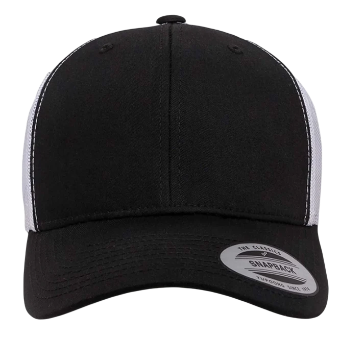 Black / White / Flat Embroidery