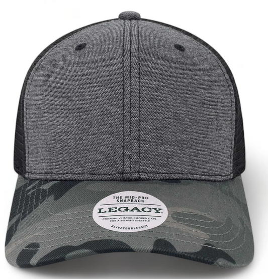Legacy   Mid-Pro   Snapback   Trucker   Cap