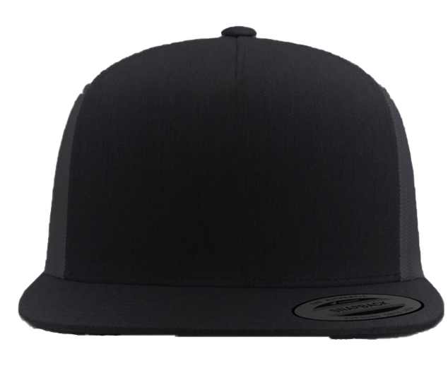 Black / Flat Embroidery