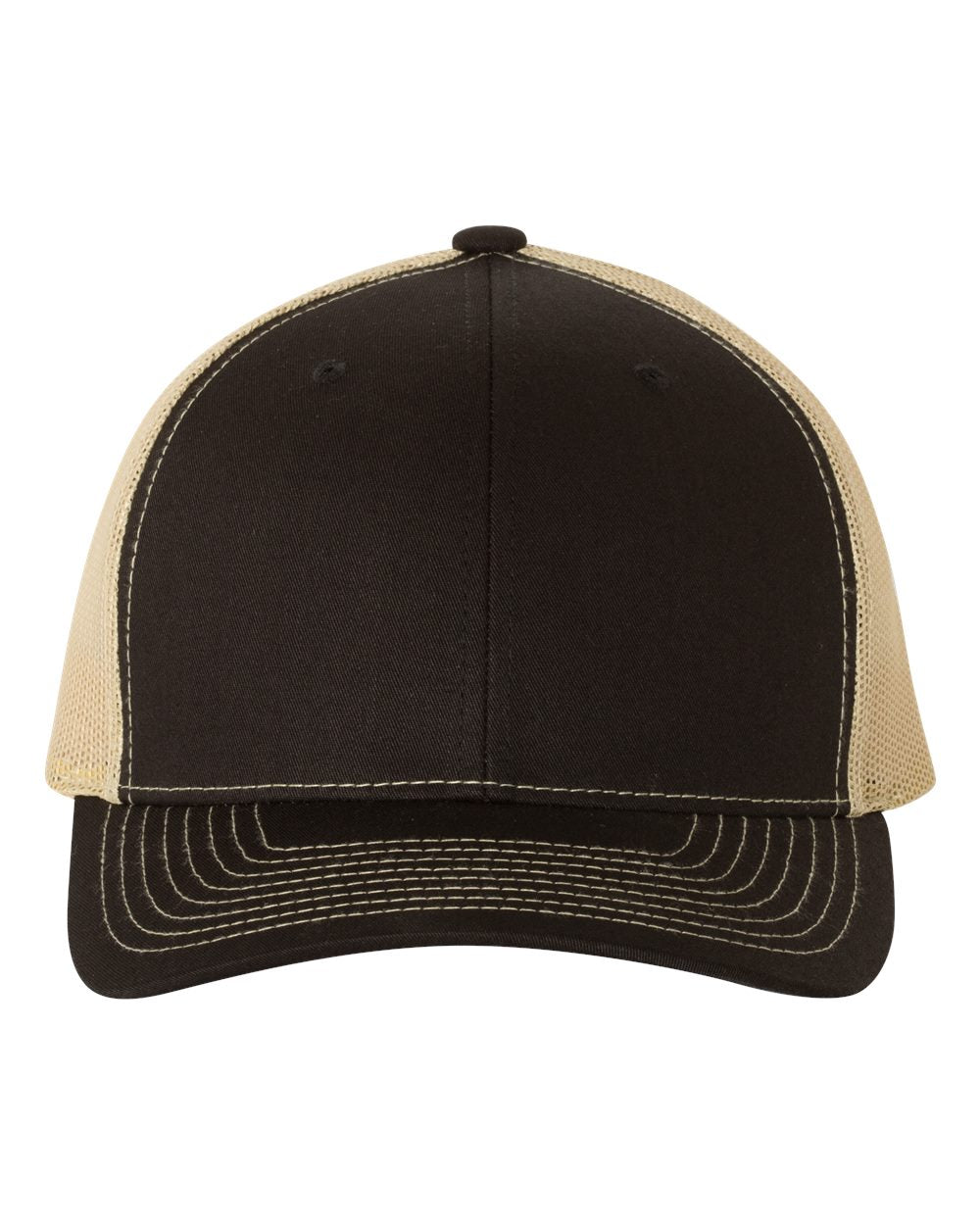 Black/ Vegas Gold / Flat Embroidery