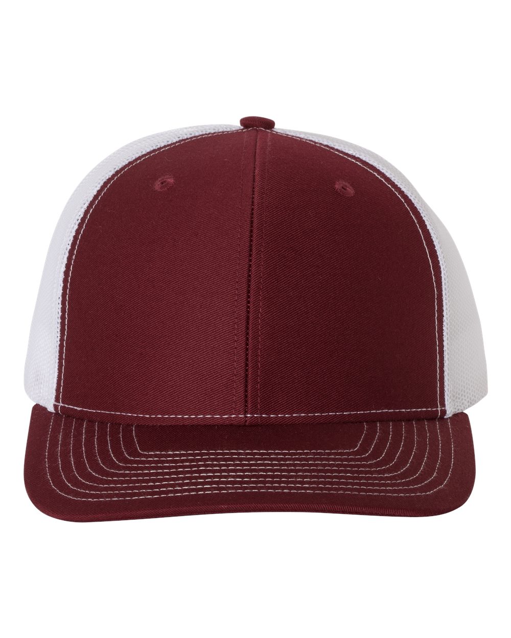 Cardinal/ White / Flat Embroidery