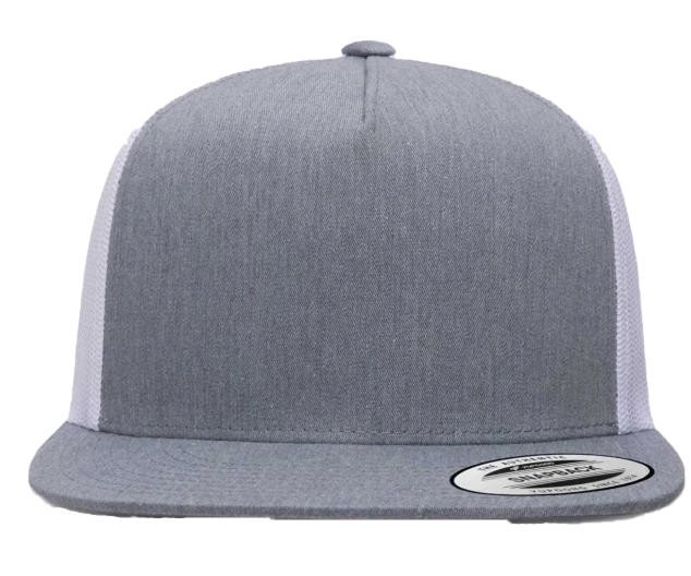 Grey / White / Flat Embroidery
